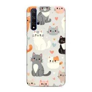 Чохол з принтом «Колаж котів» для Huawei Nova 5T