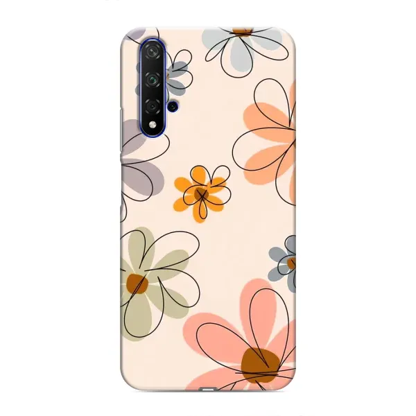 Чохол з принтом «Кольорові квіти» для Huawei Nova 5T
