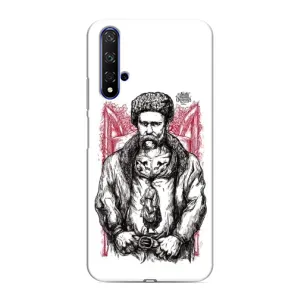 Чохли для Huawei Nova 5T с принтом Тараса Шевченко (AlphaPrint) (Козак Шевченко)