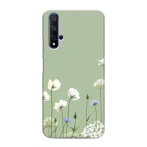 Чохол з принтом «Квіти на зеленому» для Huawei Nova 5T