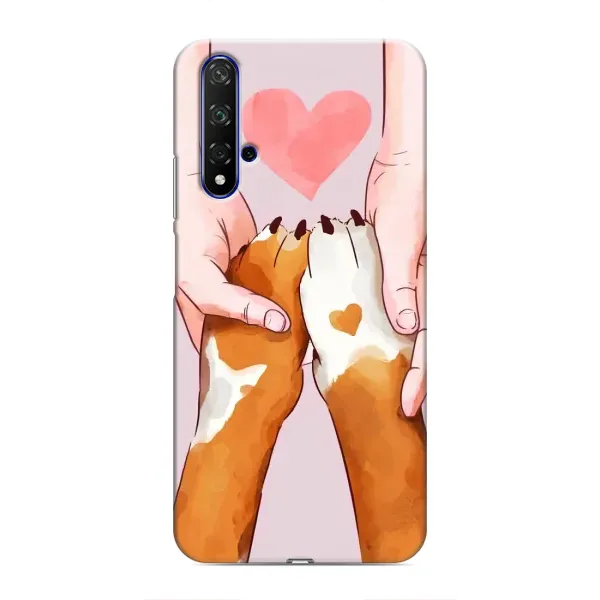 Чохол з принтом «Любовь до собак» для Huawei Nova 5T