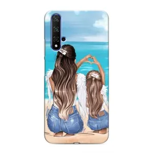 Чохол з друком для Huawei Nova 5T - (Мама з дитинкою) (AlphaPrint)