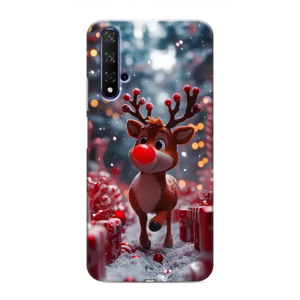 Чехол с принтом «Олень среди подарков» для Huawei Nova 5T