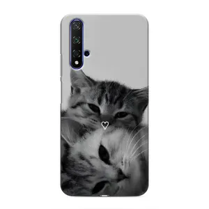 Чохол з принтом «Пара котів» для Huawei Nova 5T