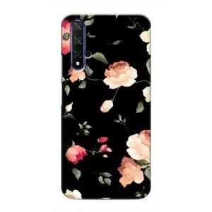 Чохли з квітами для Huawei Nova 5T (VPrint) (Трояндочки)