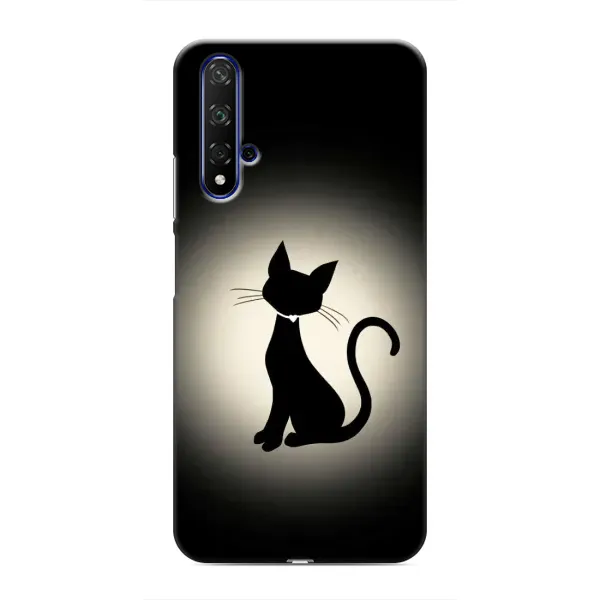 Чохол з принтом «Силует котика» для Huawei Nova 5T Чохол з принтом «Силует котика» для Huawei Nova 5T