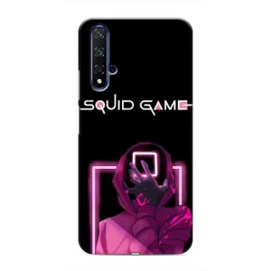 Чохол Гра в кальмара для Huawei Nova 5T (Неоновий охоронець гри)