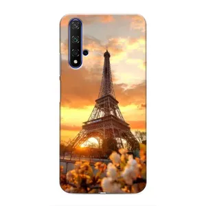 Чохол Ейфелева Вежа Huawei Nova 5T - (AlphaPrint) (Сонячня вежа)