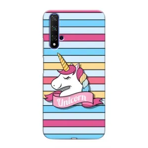 Чохол для Хуавей Нова 5Т - (Єдинорожки - Новинки) (AlphaPrint) (Unicorn)