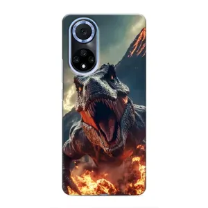 Чохол з принтом «Вогняний динозавр» для Huawei Nova 9 SE