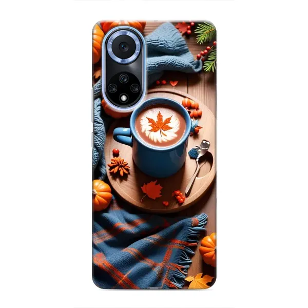 Чехол с принтом «Кофе и тыковки» для Huawei Nova 9 SE Чехол с принтом «Кофе и тыковки» для Huawei Nova 9 SE