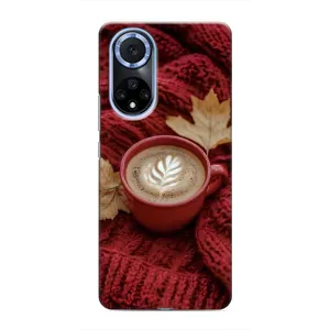 Чехол с принтом «Кофе на пледе» для Huawei Nova 9 SE