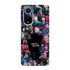 Чохол Гра в кальмара для Huawei Nova 9 SE (Колаж Гра кальмара)