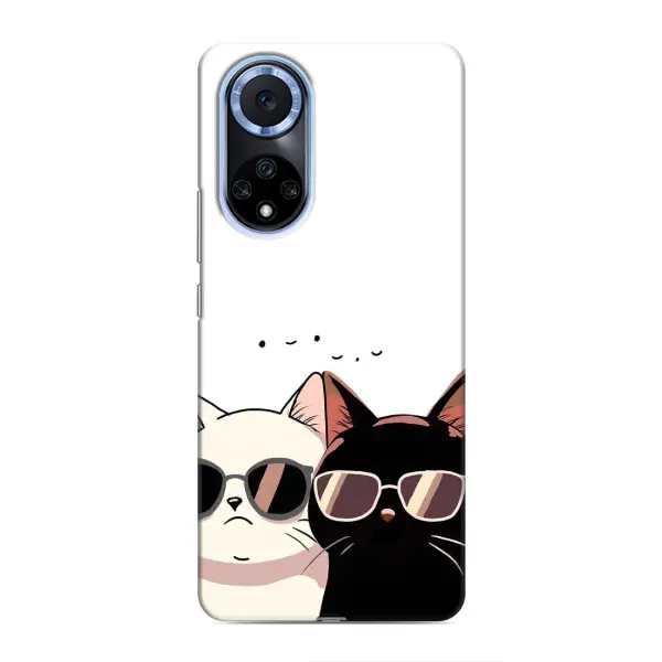 Чохол з принтом «Коти в окулярах» для Huawei Nova 9 SE Чохол з принтом «Коти в окулярах» для Huawei Nova 9 SE