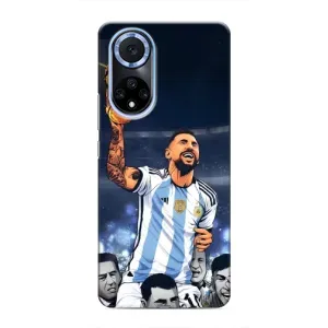 Чохли для Huawei Nova 9 SE (Leo чемпіон) (AlphaPrint) (Мессі з кубком)