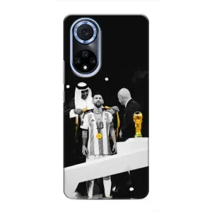 Чохли для Huawei Nova 9 SE (Leo чемпіон) (AlphaPrint) (Мессі коронований)