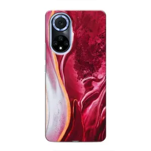 Чохол з принтом «Мрамор червоний» для Huawei Nova 9 SE
