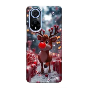 Яскравий чохол для Huawei Nova 9 SE з Зимові Оленята (Олень серед подарунків)