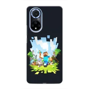 Чохол з принтом «персонажі Minecraft» для Huawei Nova 9 SE