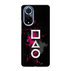 Чохол Гра в кальмара для Huawei Nova 9 SE (Символи Гра кальмара)