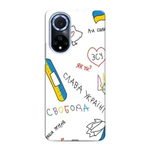 Чохли (Доброго вечора, ми за України) для Хуавей Нова 9 СЕ (AlphaPrint) (Стикер)