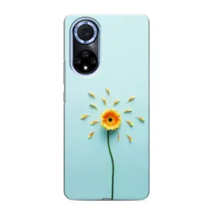 Чохли з квітами для Huawei Nova 9 SE (VPrint) (Жовта квітка)