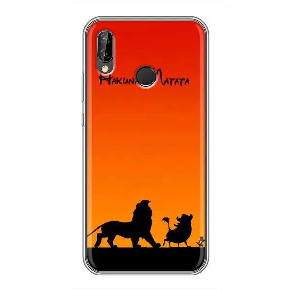 Чехол с принтом «Акуна Матата закат» для Huawei P Smart 2019
