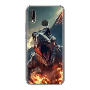 Чохол з картинкою 'Хижаки' для Huawei P Smart 2019 (Вогняний динозавр)