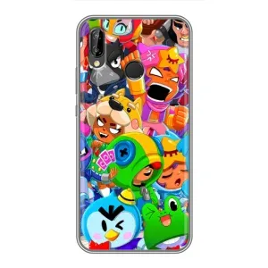Чехол с принтом «герои Бравл Старс» для Huawei P Smart 2019