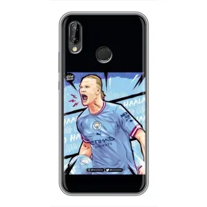 Чехлы с футболистом Ерлинг Холанд для Huawei P Smart 2019 (AlphaPrint) (гол Эрлинг Холланд)
