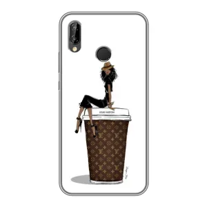 Чохли Луі Вітон для Huawei P Smart 2019 (AlphaPrint - LOUIS VUITTON) (кава LOUIS VUITTON)
