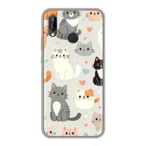 Чохол з малюнком кіт на Huawei P Smart 2019 (Колаж котів)