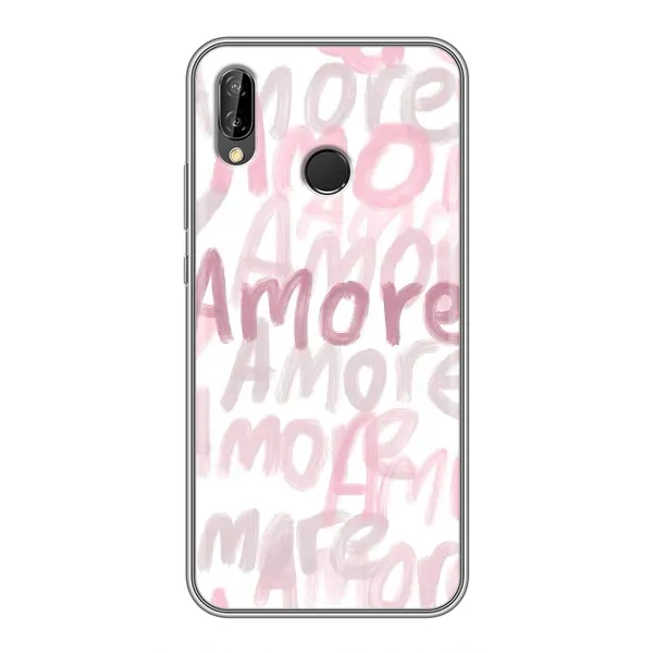Чехол с принтом «Аморе любовь» для Huawei P Smart 2019 Чехол с принтом «Аморе любовь» для Huawei P Smart 2019