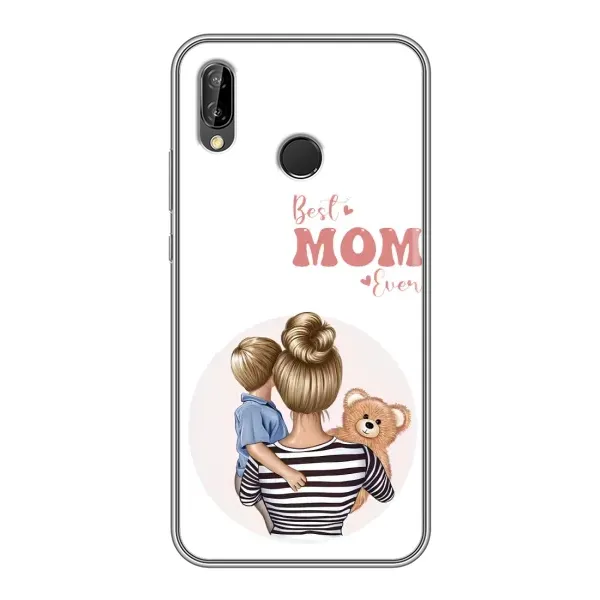 Чохол з принтом «Мама і син» для Huawei P Smart 2019