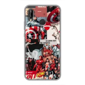 Чохол з принтом «Марвел Комикс» для Huawei P Smart 2019