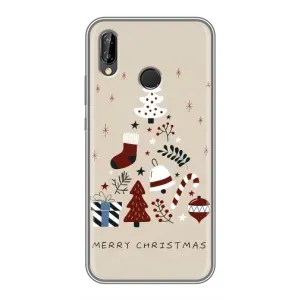 Рождественские, Праздничные Чехлы для Хуавей Пи Смарт 2019 (Merry Christmas)