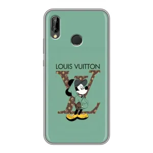 Чохли Луі Вітон для Huawei P Smart 2019 (AlphaPrint - LOUIS VUITTON) (Міккі Маус LV)
