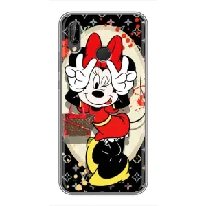 Чохол Disney Mouse Huawei P Smart 2019 (PREMIUMPrint) (Мінні peace)