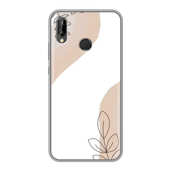 Чехол с принтом «Нюдовая веточка абстракция» для Huawei P Smart 2019 Чехол с принтом «Нюдовая веточка абстракция» для Huawei P Smart 2019