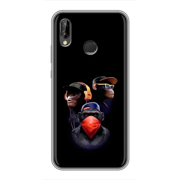 Чехол с принтом «Три обезьяны» для Huawei P Smart 2019 Чехол с принтом «Три обезьяны» для Huawei P Smart 2019