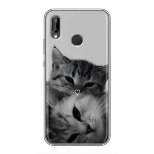 Чохол з малюнком кіт на Huawei P Smart 2019 (Пара котів)