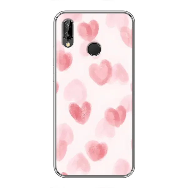 Чехол с принтом «Розовые сердечки» для Huawei P Smart 2019 Чехол с принтом «Розовые сердечки» для Huawei P Smart 2019
