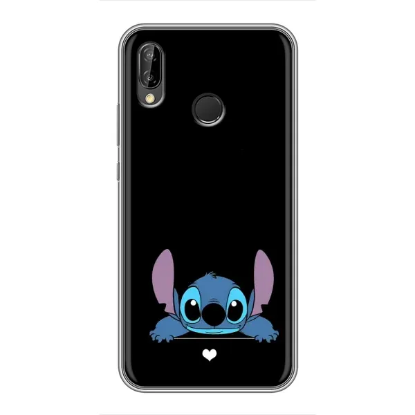 Чехол с принтом «Стич на черном» для Huawei P Smart 2019