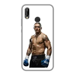 Чехол с принтом «Усик на белом» для Huawei P Smart 2019