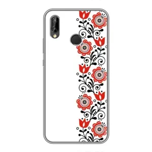 Чехол для Патриота Украины Huawei P Smart 2019 - (AlphaPrint) (Яркая вишиванка)