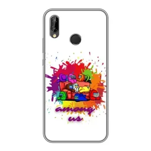 Чохли Амонг Ас для Huawei P Smart 2019 (AlphaPrint) (Яскравий АмонгАс)