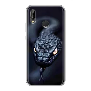 Чохол з картинкою 'Хижаки' для Huawei P Smart 2019 (Чорна змія)