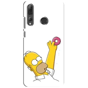 Чjхол з Сімпсонами для Huawei P Smart Plus 2019 (VPrint) (Гомер з пончиком)