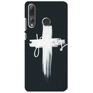 Чехол для Huawei P Smart Plus 2019 (AlphaPrint) - (Христианские) (Иисус)