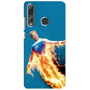 Чохол з принтом Фантастична четвірка для Huawei P Smart Plus 2019 (Людина-факел у вогні)